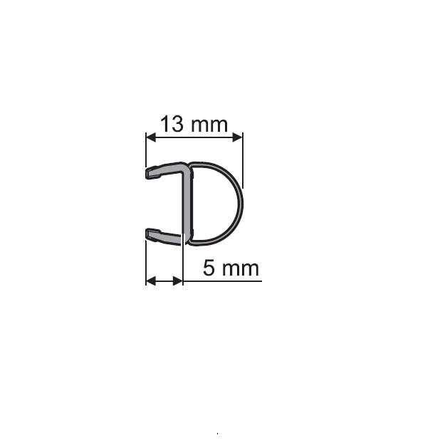 Profile en O 8mm/2025mm