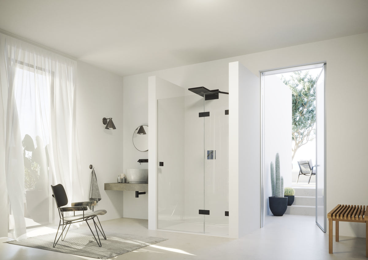 SOLVA RL 4-ECK STN MFS RECHTS MASS B>1200 H>2000 - Black Edition (Mattschwarz)
