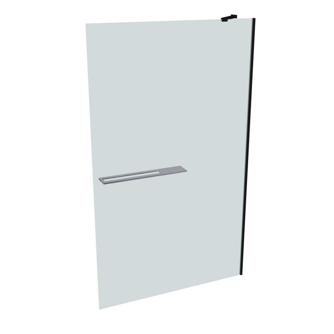 SEAMLITE WALK-IN GLAS 10MM B:1201-1400 H:2001-2200 - Black Edition (Mattschwarz)