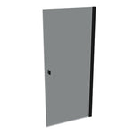 SOLVAPRO TG 4-ECK STN/STS RECHTS 900 X 2000 - Black Edition (Mattschwarz)