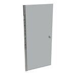 SOLVAPRO TG 4-ECK STN/STS LI 900 X 2000 BODEN - hochglanz silber