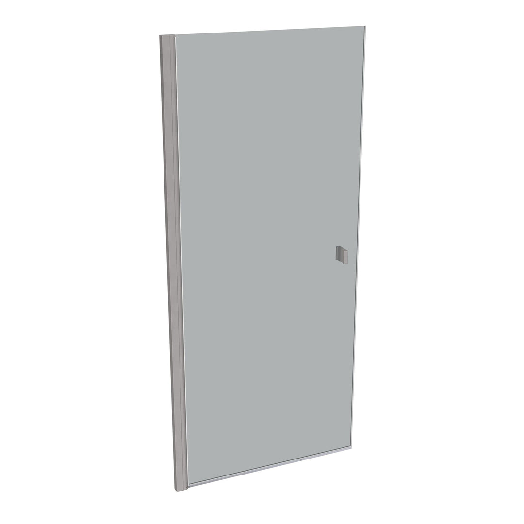 SOLVAPRO TG 4-ECK STN/STS LINKS 900 X 2000 - stainless steel optic (Silber)
