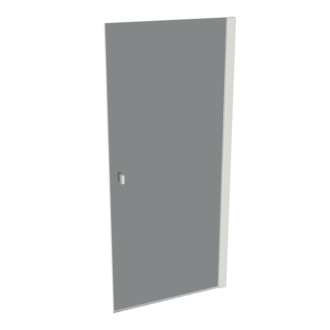 SOLVAPRO TG 4-ECK STN/STS RECHTS 900 X 2000 - White Edition (Weiß)