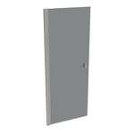 SOLVAPRO TG 4-ECK STN/STS LINKS 800 X 2000 - stainless steel optic (Silber)