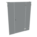 SOLVAPRO RL 4-ECK STN MFS + NT RE B>1500 H>2000 - hochglanz silber