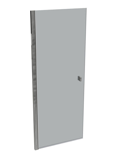 SOLVAPRO TG 4-ECK STN/STS LI 800 X 2000 BODEN - hochglanz silber