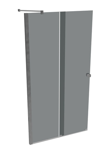 XTENSA P 4-ECK GTE 2TLG. (1/2) LI 1100 X 2000 - silber hochglanz