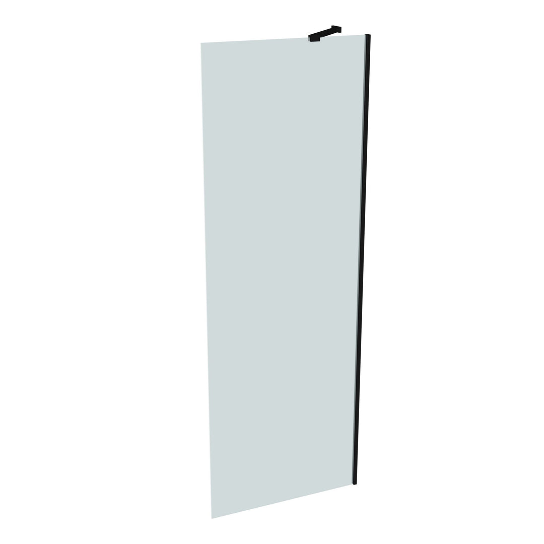 SEAMLITE WALK-IN GLAS 8MM STABI B:700-1100 H:<2001 - Black Edition (Mattschwarz)