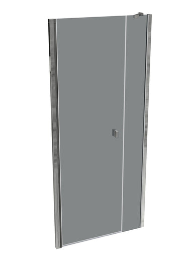 SOLVAPRO TG 4-ECK STN + NT LINKS 900 X 2000 - hochglanz silber