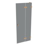 SOLVAPRO RL STN MFS RECHTS MASS B<1201 H<2001 - bronze