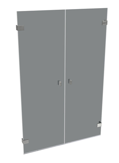 SOLVAPRO RL 4-ECK PTN B>1200 H<2001 - hochglanz silber