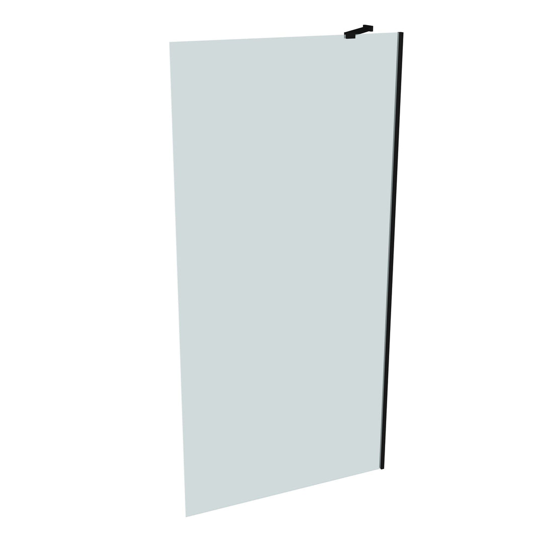 SEAMLITE WALK-IN GLAS 10MM B:700-1200 H:2001-2200 - Black Edition (Mattschwarz)