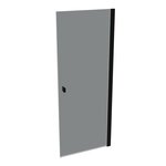 SOLVAPRO TG 4-ECK STN/STS RECHTS 800 X 2000 - black chrom
