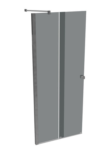 XTENSA P 4-ECK GTE 2TLG. (1/2) LI 900 X 2000 - silber hochglanz