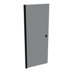 SOLVAPRO TG 4-ECK STN/STS LINKS 800 X 2000 - Black Edition (Mattschwarz)