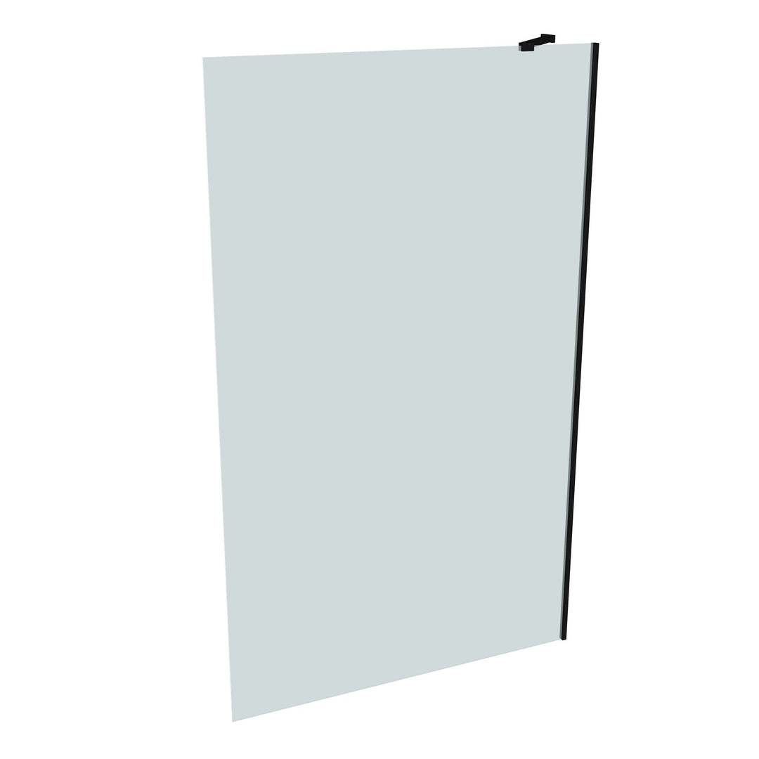 SEAMLITE WALK-IN GLAS 10MM B:1201-1400 H:200-2000 - Black Edition (Mattschwarz)