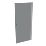SOLVAPRO TG 4-ECK STN/STS RECHTS 900 X 2000 - stainless steel optic (Silber)