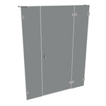 SOLVAPRO RL 4-ECK STN MFS + NT RE B>1500 H>2000 - stainless steel optic (Silber)