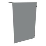 SOLVAPRO RL SW ALLEIN RE QUER B>1200 H>2000 - stainless steel optic (Silber)