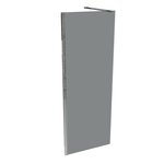 SOLVAPRO TG 4-ECK SW ALLEIN 750 X 2000 M.DECKENST. - hochglanz silber
