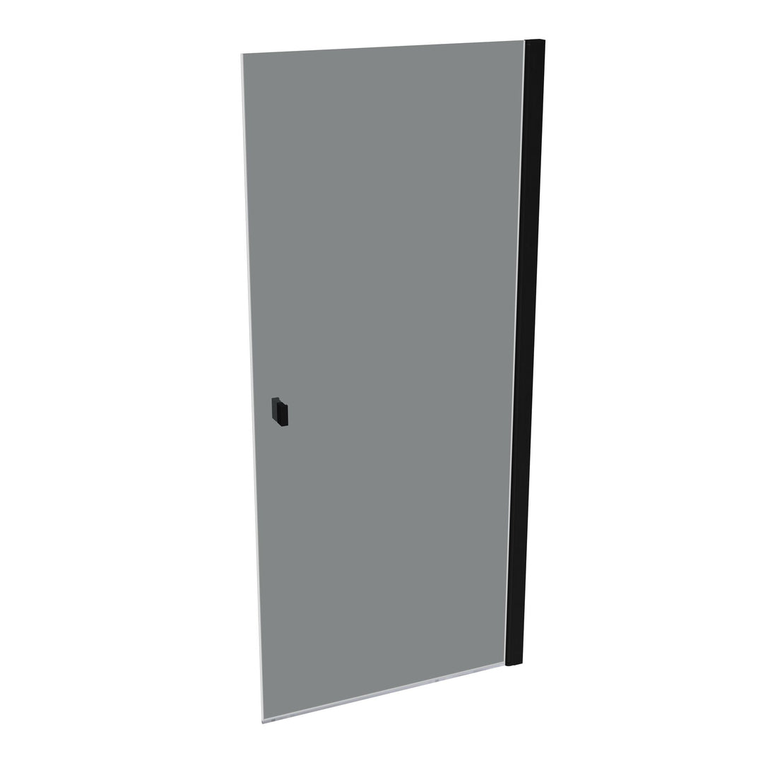 SOLVAPRO TG 4-ECK STN/STS RECHTS 900 X 2000 - black chrom