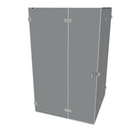 SOLVAPRO RL 4-ECK STE MFS MASS >1200>1200>2000 - stainless steel optic (Silber)
