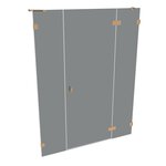 SOLVAPRO RL 4-ECK STN MFS + NT RE B>1500 H>2000 - bronze
