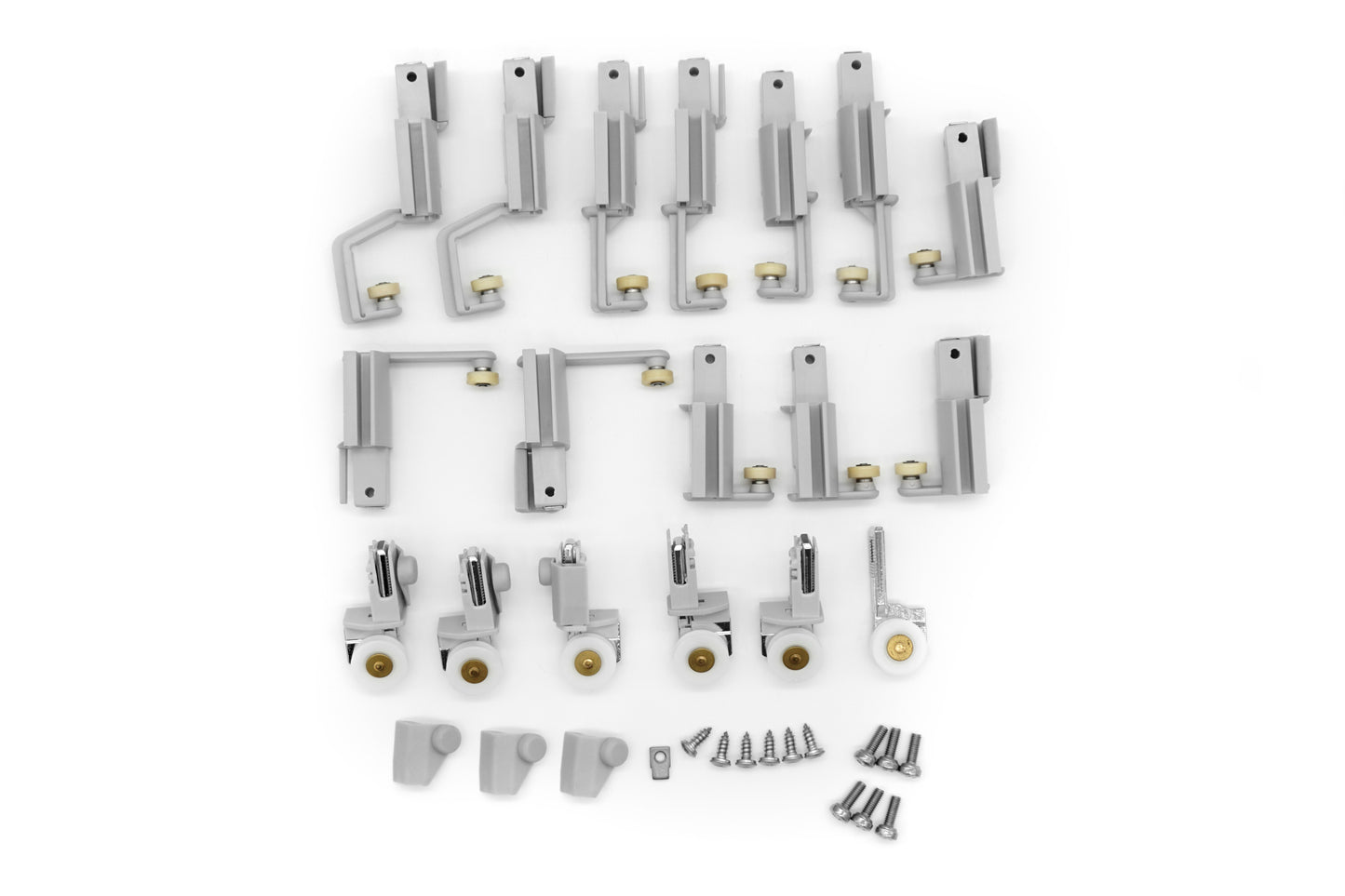 Looprollen/geleiders, set