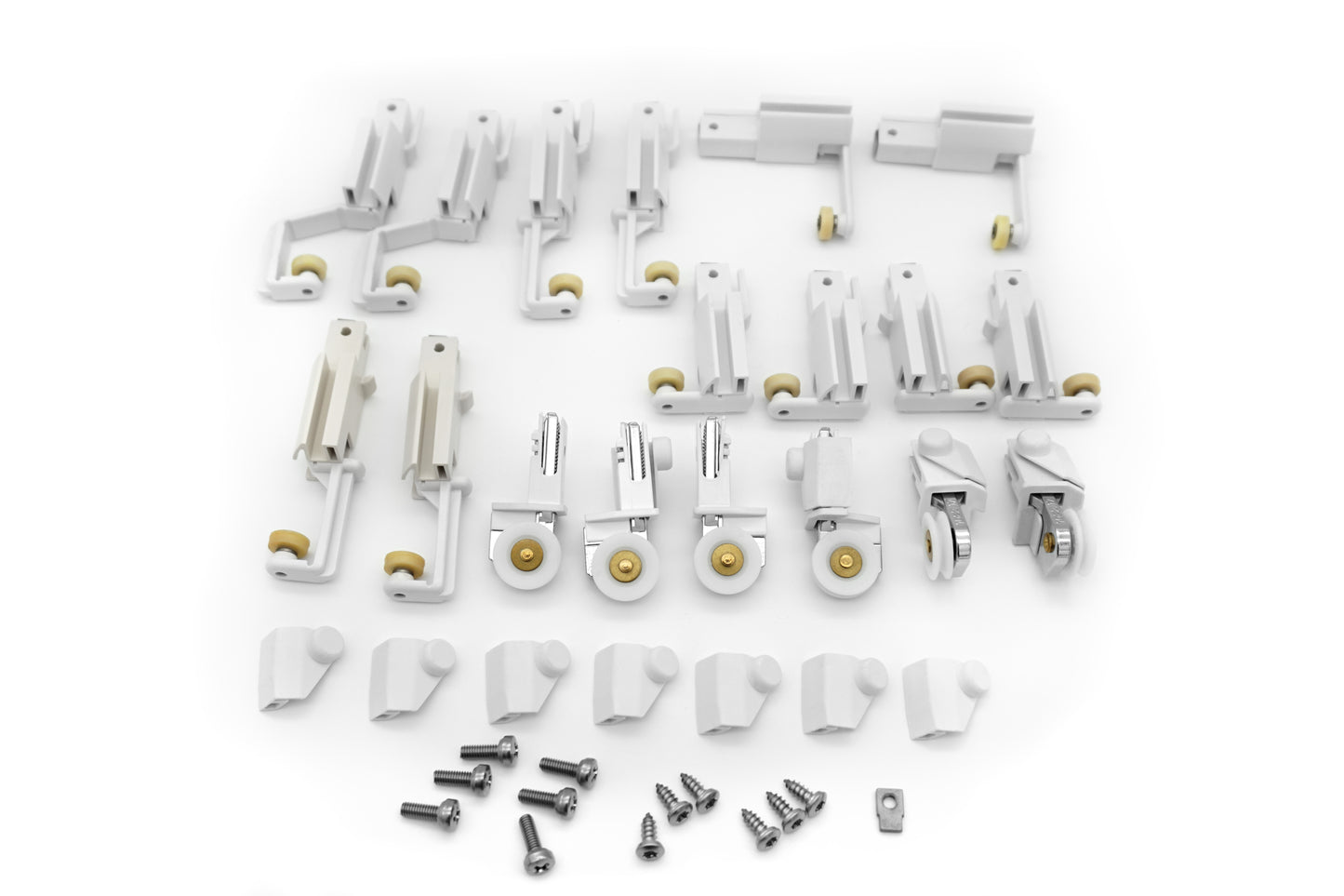 Looprollen/geleiders, set